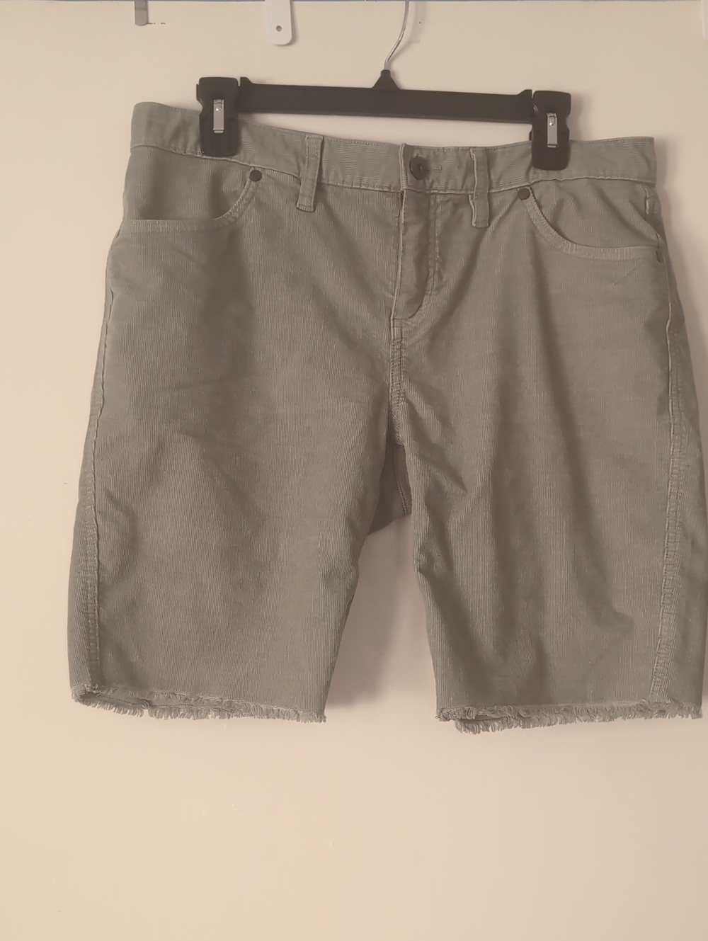 Carve Corduroy 9" Shorts In Sage Sz 8